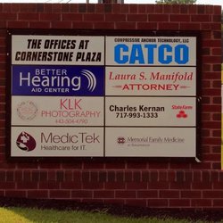 exterior view at The Offices at Cornerstone Plaza located in Stewartstown, PA